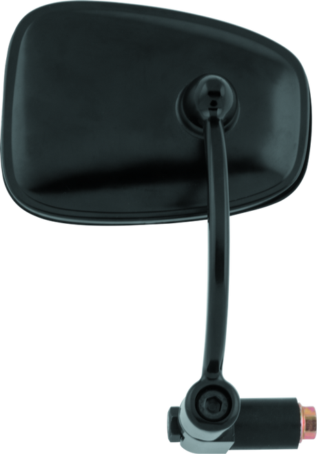 BikeMaster Semi-Retractable Barend Mirrors 7/8in & 1in Bars - Each - Black