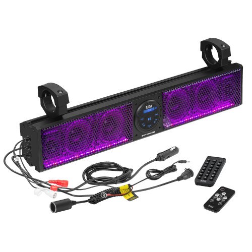 Boss Audio Systems ATV UTV 26in Sound Bar System w/ RGB Illumination