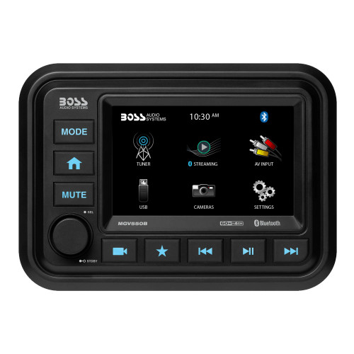 Boss Audio Systems Marine Gauge Receiver/ 5in Touchscreen/ Amplified