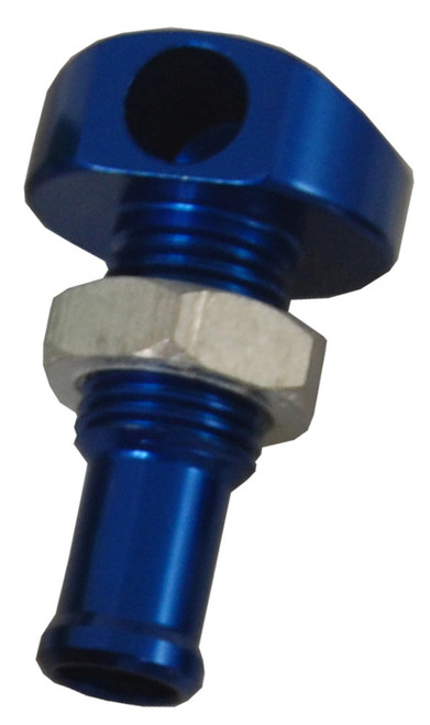 Blowsion Billet Thru-Hull Water Fitting - 3/8in. 90 Deg.