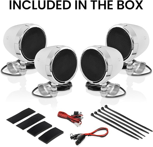 Boss Audio Systems Amplified Bluetooth Motorcycle System/ 3in Speakers