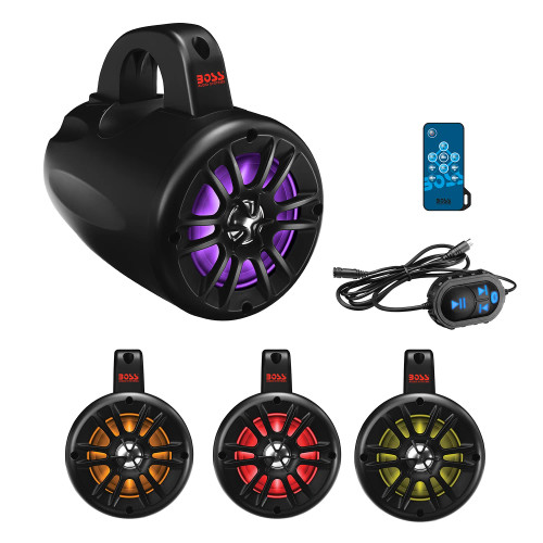 BOSS Audio Systems ATV 4in. Amplified Bluetooth Waketower IPX5 Speakers