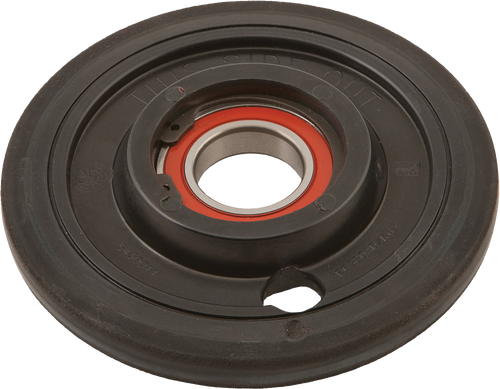 PPD Idler Wheel - 6.38-inch X 35mm - Black - Fits: Polaris