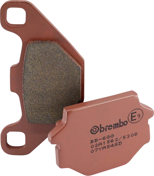 Brembo Brake Pad - Rear - Fits: 90-90 Derbi DXR Quad (Front disc) 200cc