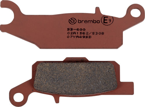 Brembo Sinter Brake Pad - Front - Fits: 09-14 Yamaha YFM Raptor Left 250cc