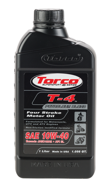 Torco T-4 Motor Oil - 4T 10W40 - 1L