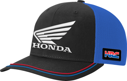 Honda Apparel Youth Honda HRC Hat - Black/Royal Blue