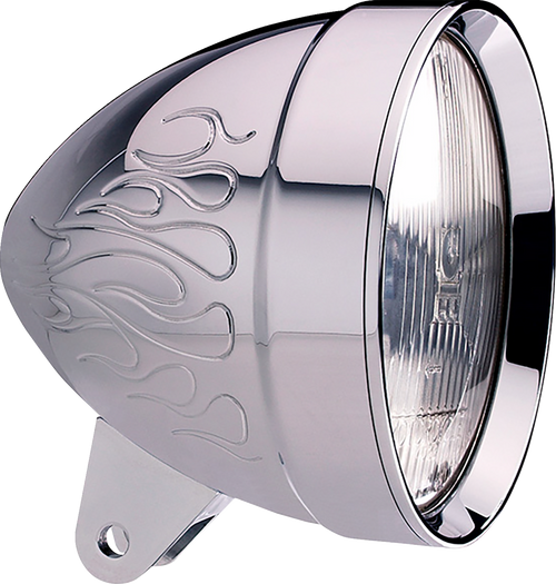 Headwinds Bradley Bullet Headlight Housing - 5-3/4in. Chrome