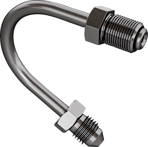 Goodridge Universal Banjo - AN3 Adaptor - 150° - Stainless Steel