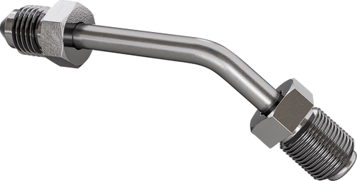 Goodridge Universal Banjo - AN3 Adaptor - 45deg - Stainless Steel