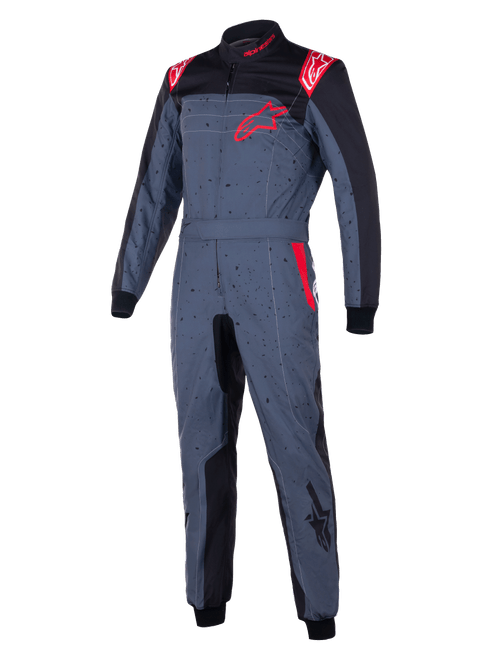 Alpinestars KMX-9 V3 Graphic 6 Suit - Anthracite/Black/Red - 60