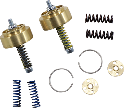 Race Tech Gold Valve Cartridge Fork Emulators - 33.50 mm - Street/Track/Touring - Fits: 1984-2018 Yamaha, Suzuki, Honda, Triumph, BMW, Kawasaki, Victory (see list) #FEGV S4101