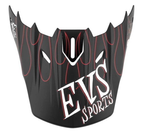 EVS T5 Fink Visor Replacement - Matte Black