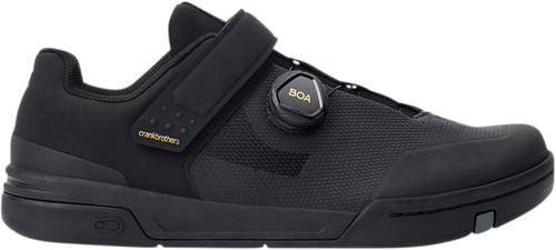 Crankbrothers Stamp BOA Flat Shoes - Black/Gold - US-10