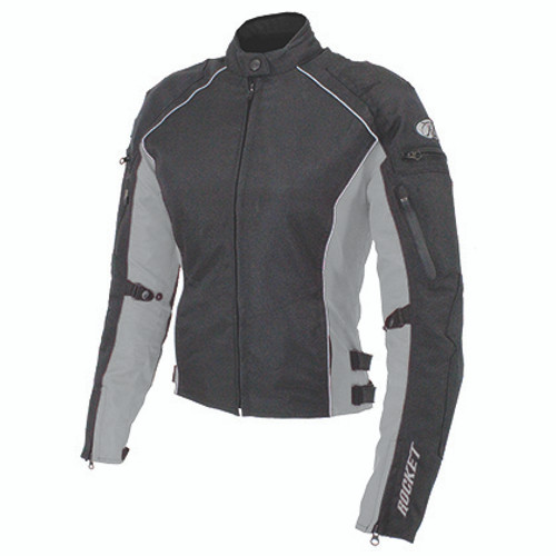 Joe Rocket Ladies Turbulent Jacket - Black/Gray - XS
