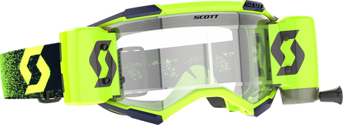 Scott Fury WFS Goggles - Neon Green/Neon Yellow with Clear Works Lens