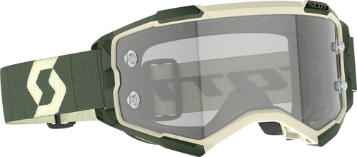 Scott Fury LS Goggles - Kaki Green with Gray Lens