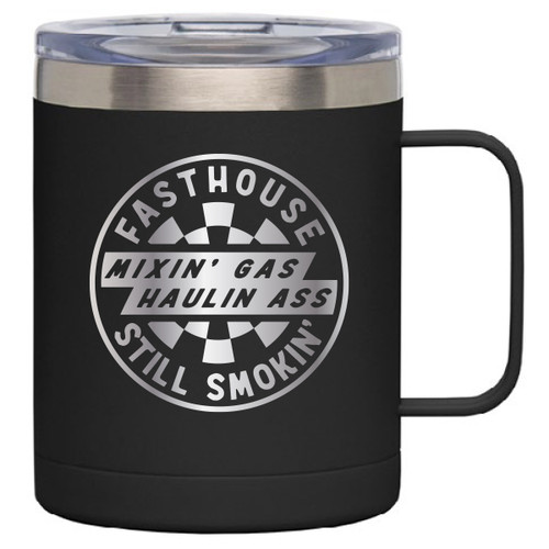Fasthouse Oil Burner Travel Mug - Black - OS