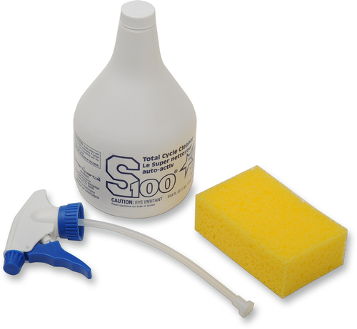 S100 Total Cycle Cleaner Deluxe Kit - White - 1L