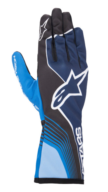 Alpinestars Tech-1 K Race V2 Future Gloves - XL - Navy Blue Crest