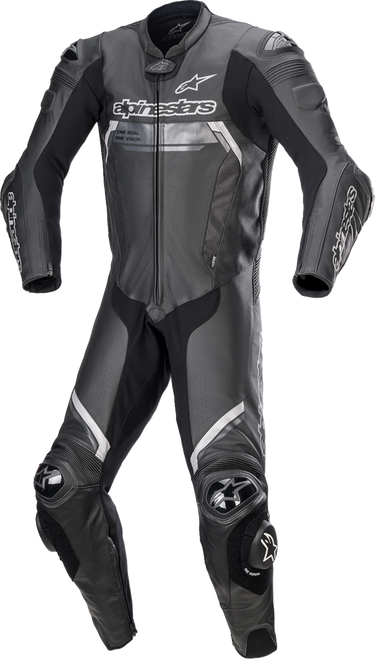 Alpinestars Missile Ignition V2 1-Piece Leather Suit - US 46/EU 56 - Black/Black