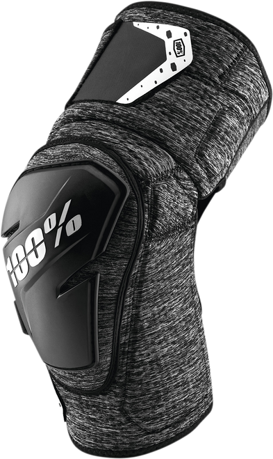 100% Fortis Knee Guards - Heather Gray/Black - L/XL