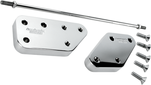 Accutronix Forward Control Extension - 3in. - Chrome - Fits: 1986-1999 Harley-Davidson (see list) #BPE-3EC