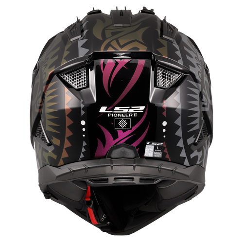 ls2 blaze elevation helmet Helmets Adventure (Adventurer Gloss Black/White VENTILATION Fully adjustable LS2 Blaze Elevation Adventure Helmet