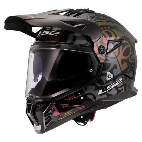 LS2 Blaze II Rangi Adventure Motorcycle Helmet