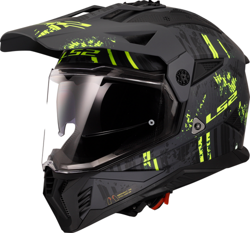 LS2 Blaze II Crazy Adventure Motorcycle Helmet