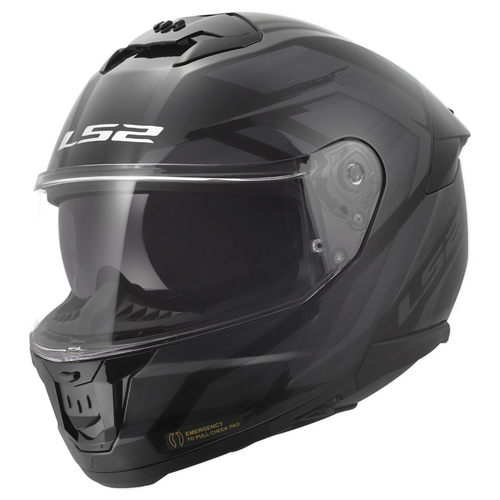 LS2 Stream II Fury Full Face Motorcycle Helmet