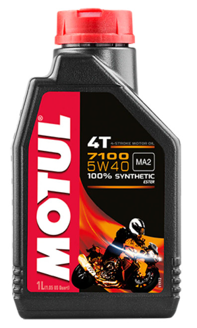 Motul 1L 7100 4-Stroke Engine Oil 5W40 4T - Single