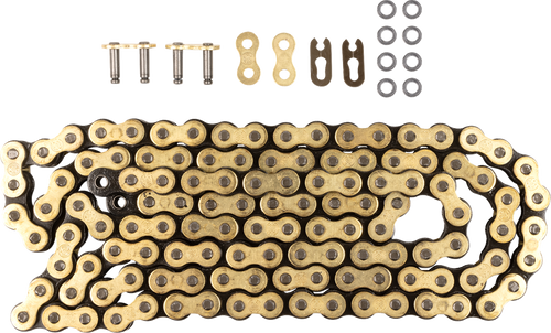 Moose Offroad 520 O-Ring Series - Drive Chain - 124 Links - Gold/Nickel