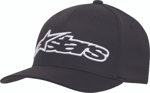 Alpinestars Blaze Flexfit Hat - Black / White - L/XL