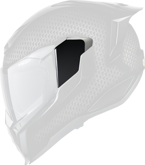 Icon Ultraflite Helmet Side Plates - Carbon Black