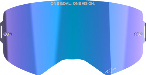 Alpinestars Supertech Goggle Lens - ABS Vision - Blue Mirrored