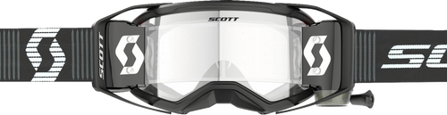 Scott Prospect 2.0 Super WFS Roll-Off Goggle - Black / White w/ Clear Works Lens
