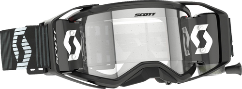 Scott Prospect 2.0 Super WFS Roll-Off Goggle - Black / White w/ Clear Works Lens