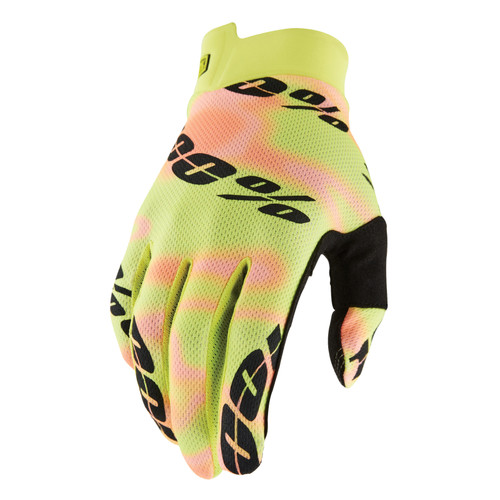 100% Youth iTrack Gloves -  Kaledo - XL