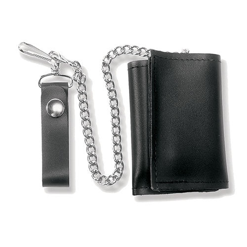 Milwaukee Motorcycle Clothing Company 639 Genuine Leather Trifold Wallet