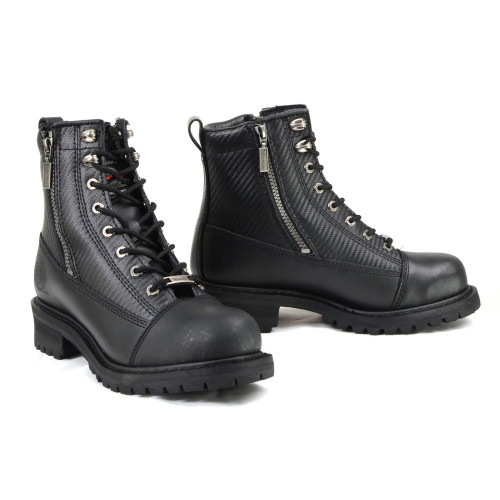 Milwaukee Motorcycle Clothing Company Men's Accelerator Motorcycle Leather Boots