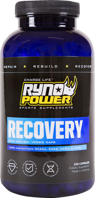 Ryno Power Recovery Post-Workout Supplement - 200 ct. Bottle