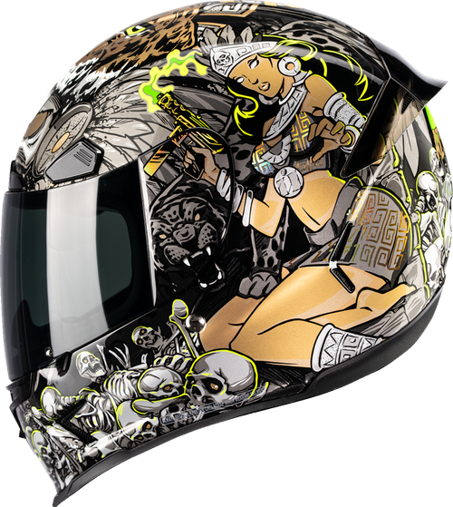 icon airmada lucky lid 2 helmet xl Domain 4 Motorcycle & Visor Icon enabled the digital aspect of the Domain with the optional HelmLink Bluetooth communication system ICON Domain Helmet - Lucky