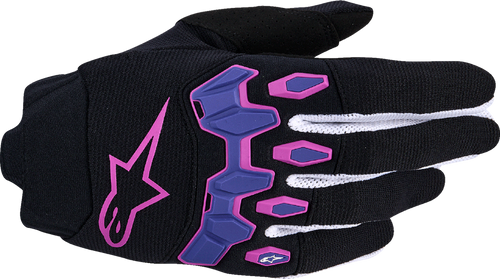 Alpinestars Full Bore V2 Gloves - Purple / Black - Large