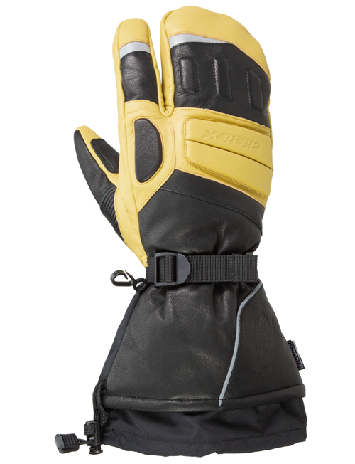  Castle X Men's TRS 3-Finger Mitt Gloves - Tan - Large