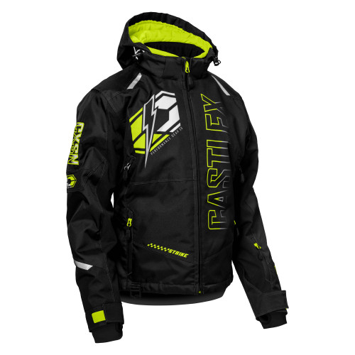Castle X Strike Women's Jacket - Black / Silver / Lime - 2XL (20-22)