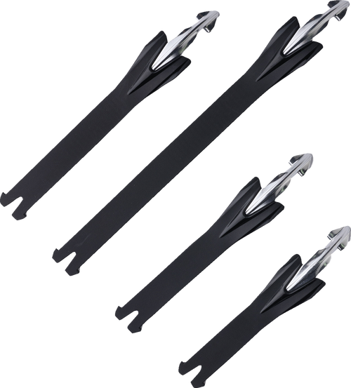 Alpinestars Tech 7 Boot Buckle Strap Kit w/ Aluminum Bridge - Black