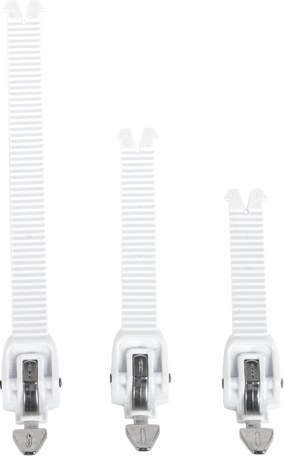 Alpinestars Tech 7S/Tech-T Boot Strap Kit w/ Aluminum Bridge - White