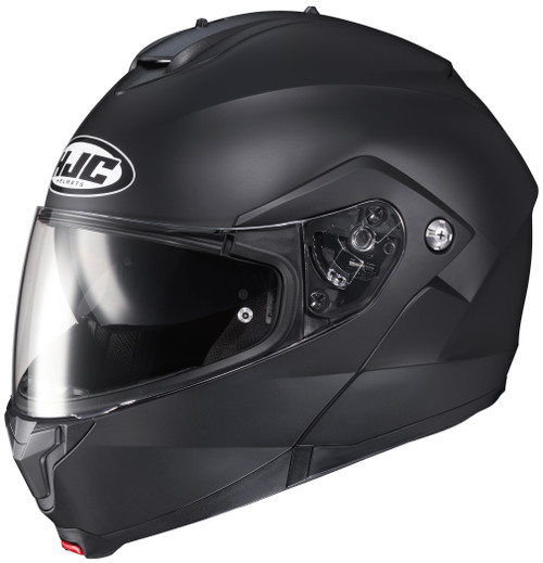 HJC C91 / C91 Plus Metallic Modular Helmet - Semi-Flat Black - Large