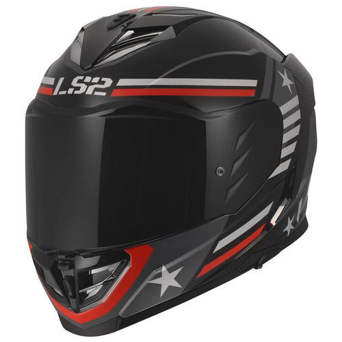 LS2 Assault III Zone Full Face Motorcycle Helmet With SunShield